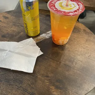 Tropical infused green tea