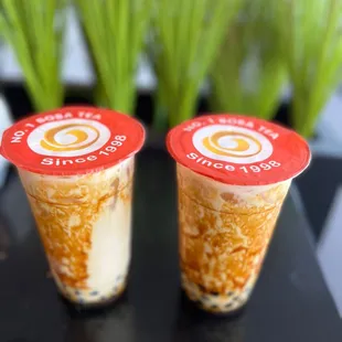 Brown Sugar &amp; Milk Boba Tea
