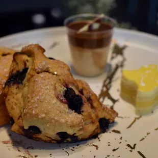 Bronze Afternoon Tea Package includes: 
2 Scones 
2 Danishes
3 Desserts
