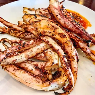 Grilled squid