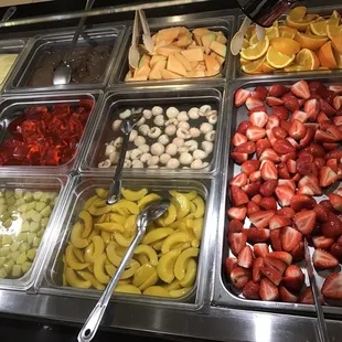 a variety of fruits and vegetables