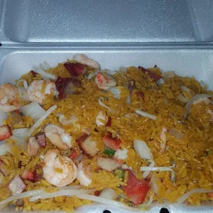 Shrimp &amp; pork fried rice