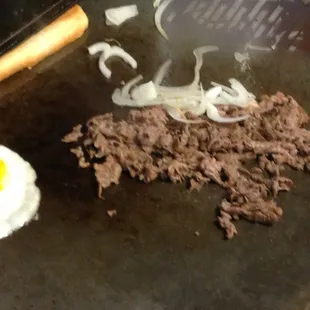 Steak &amp;cheese w. egg.