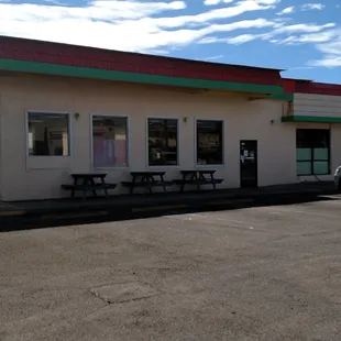 Outside seating area