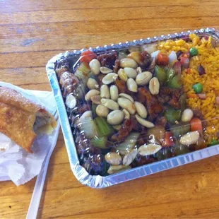 Kung Pao Chicken Platter to go