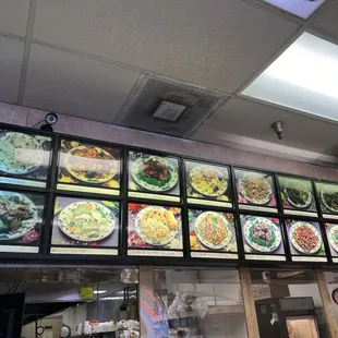 salads, interior