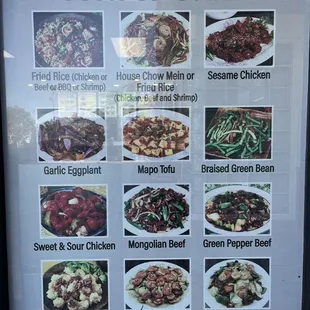 Cook to order menu