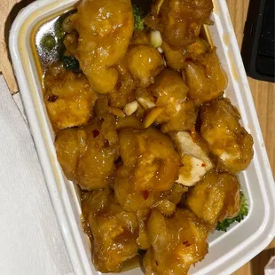 Orange tofu