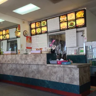 interior, pizza