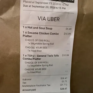 Receipt