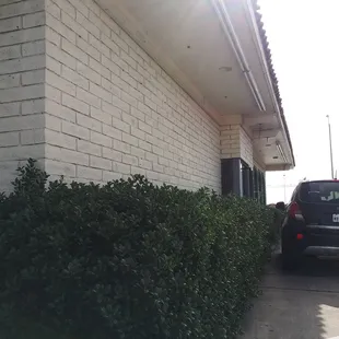 On my way to the window of the drive thru