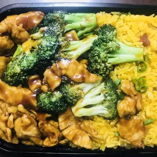 Chicken and broccoli