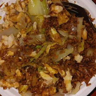 Chicken chow mein?????? Only celery and white onions, and No Noodles!