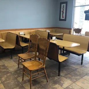 Dining area restored and improved