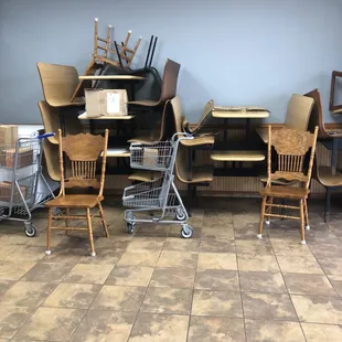 No dine-in available these days