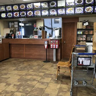 Order and Pick Up area