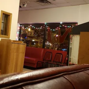 the interior of the restaurant