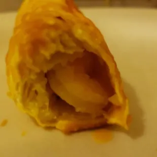 The hollow shrimp egg rolls.