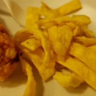 Disposable plates and cups.