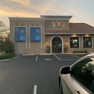 a car parked in front