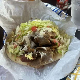 9. Nine oz. Jumbo Gyro