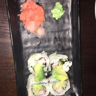 California roll (sorry, I ate two haha)