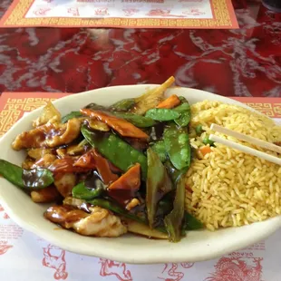 Lunch hot and fresh.  Fast fast service