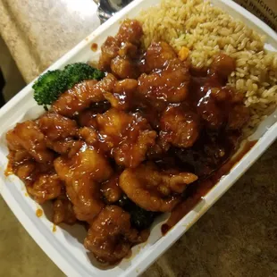 General Tso's Combo Platter