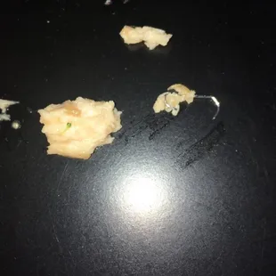 There was a staple in the chicken that was bit into! No refund granted!