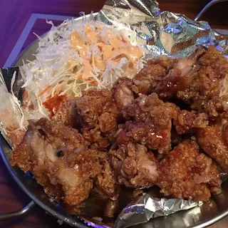 Sweet Sauteed Garlic Fried Chicken