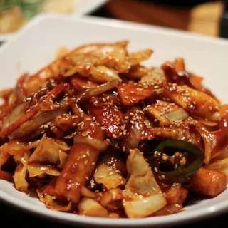 Sauteed Spicy Squid