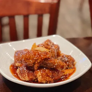 a plate of food