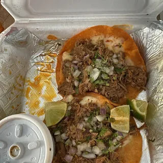 3 Birria Tacos