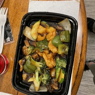 Chicken and vegetables