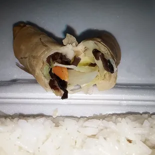 Veggie Spring roll - a side from one of our lunch specials