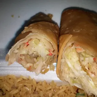 Egg roll - a side from my son's lunch special