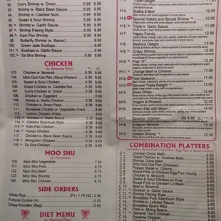 menu, sushi and sashimi