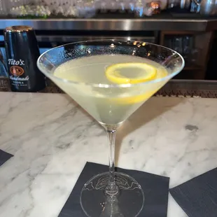 Lemoncello martini