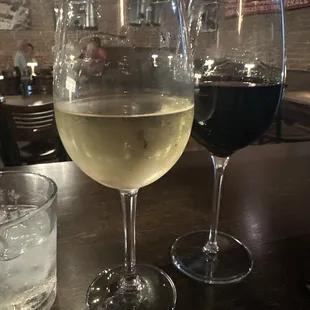 14 Hand Chardonnay and Blackstone Merlot.