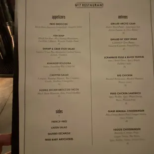 Menu 10/6/22