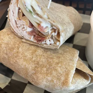 Chicken bacon ranch wrap