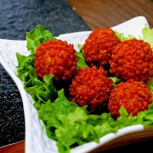 Shrimp Balls in Litchi Shape: comes with 5 pieces ($5.99).