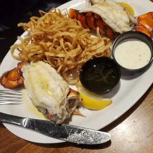 Twin North Atlantic Lobster Tails