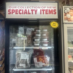 Specialty items freezer