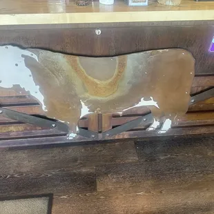 Art work at the counter