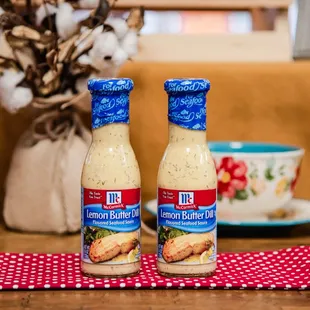 two bottles of ranch dressing