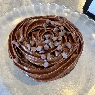 The mini chocolate cake