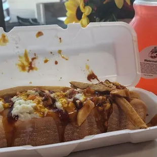 Polish Boy and Watermelon Drink