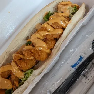 Shrimp Po Boy (no tomato)