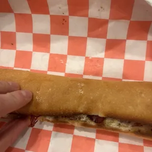 "The famous no fork"